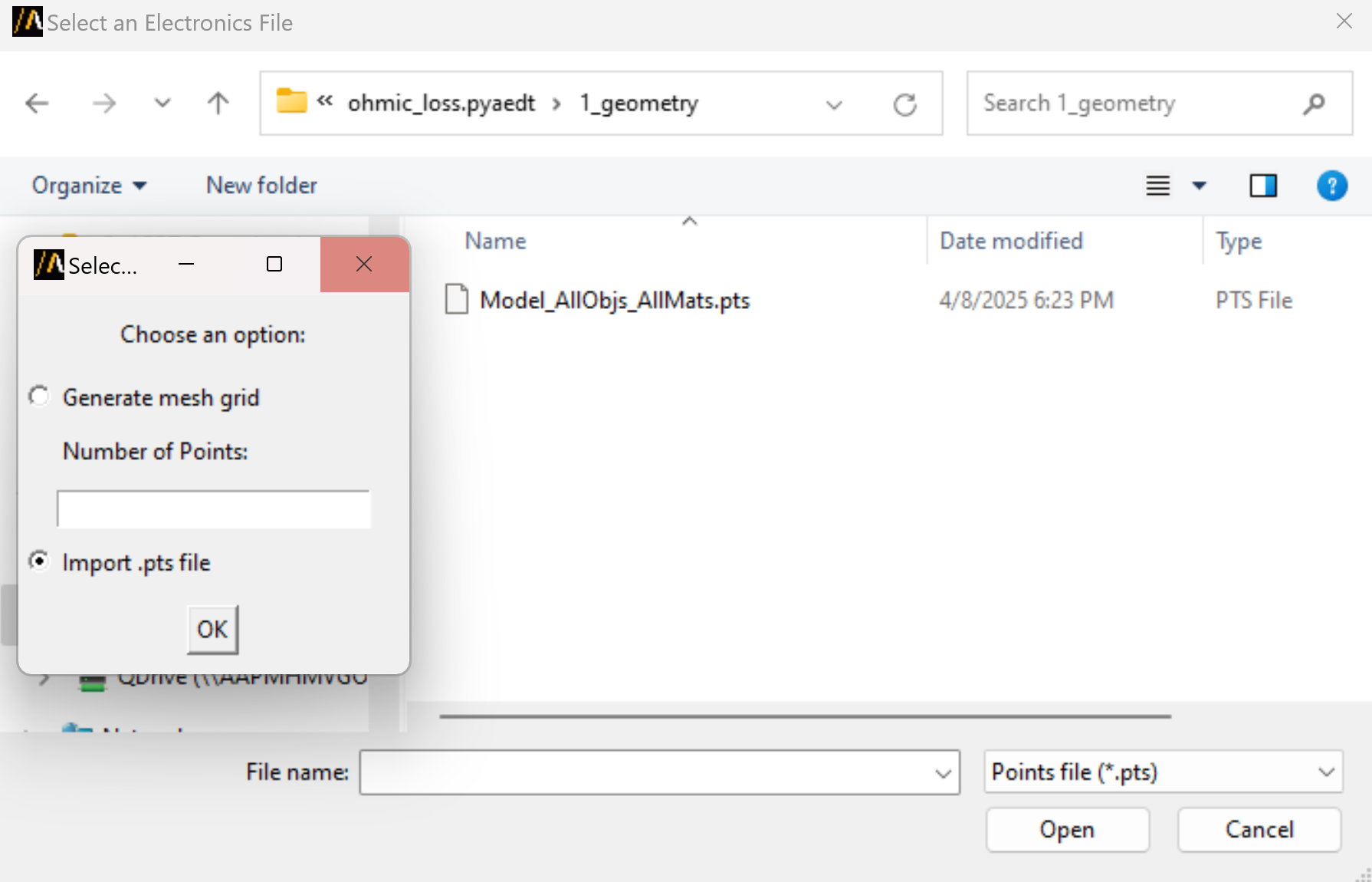 Browse PTS file